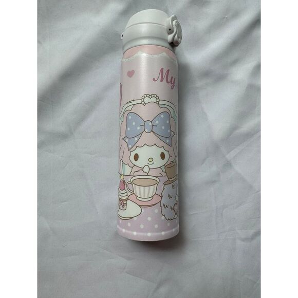 My Melody pink and white pop open stainless steel tumbler - Picture 1 of 8